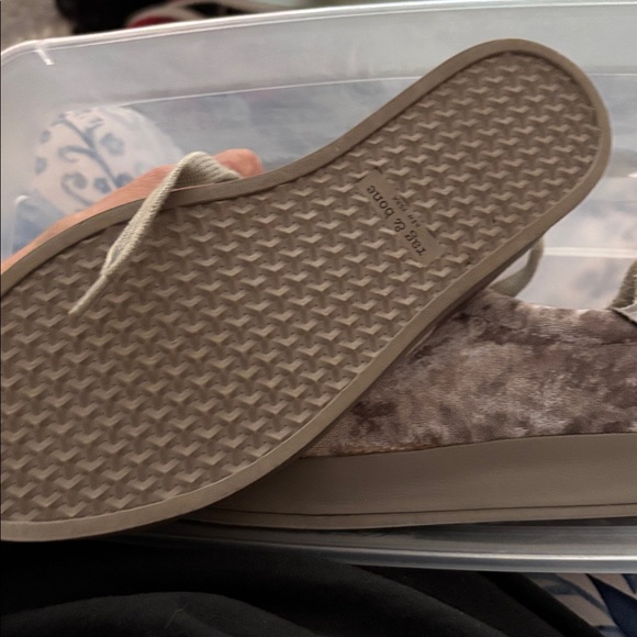 Rag & Bone Gray Velvet Sneakers - Picture 3 of 9